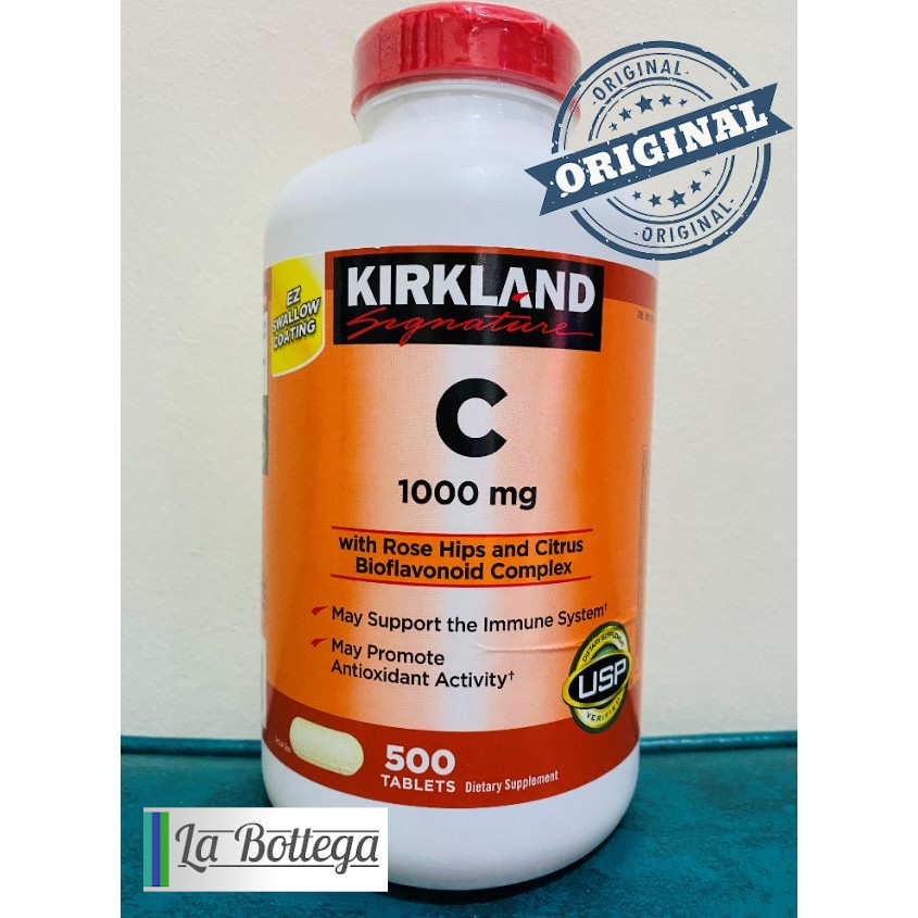 Kirkland Signature Vitamin C 1000mg 500 Tablets Shopee Philippines