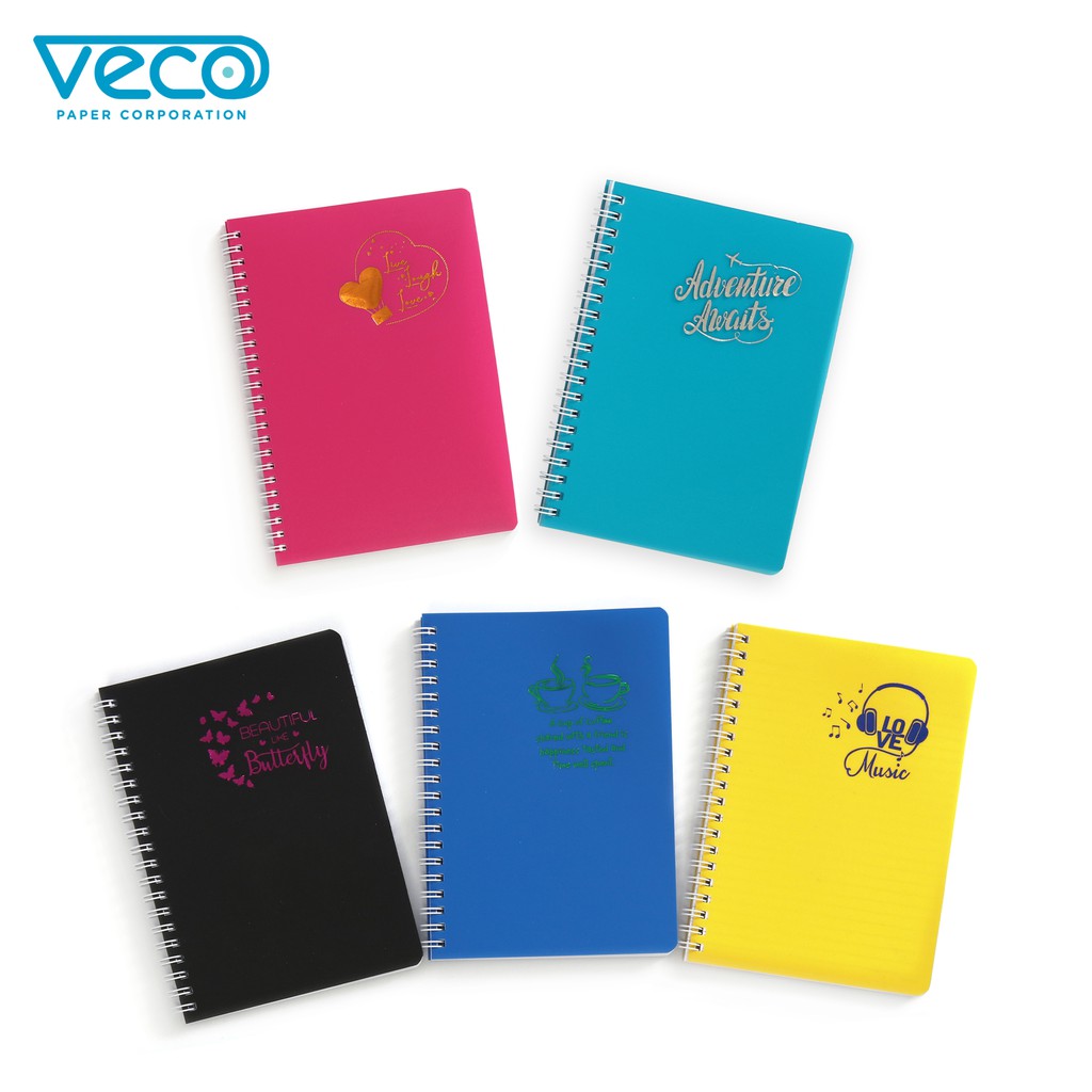 Veco Classic Notes Lvs Inx In Plastic Sheet Cover With Hotfoil Stamp