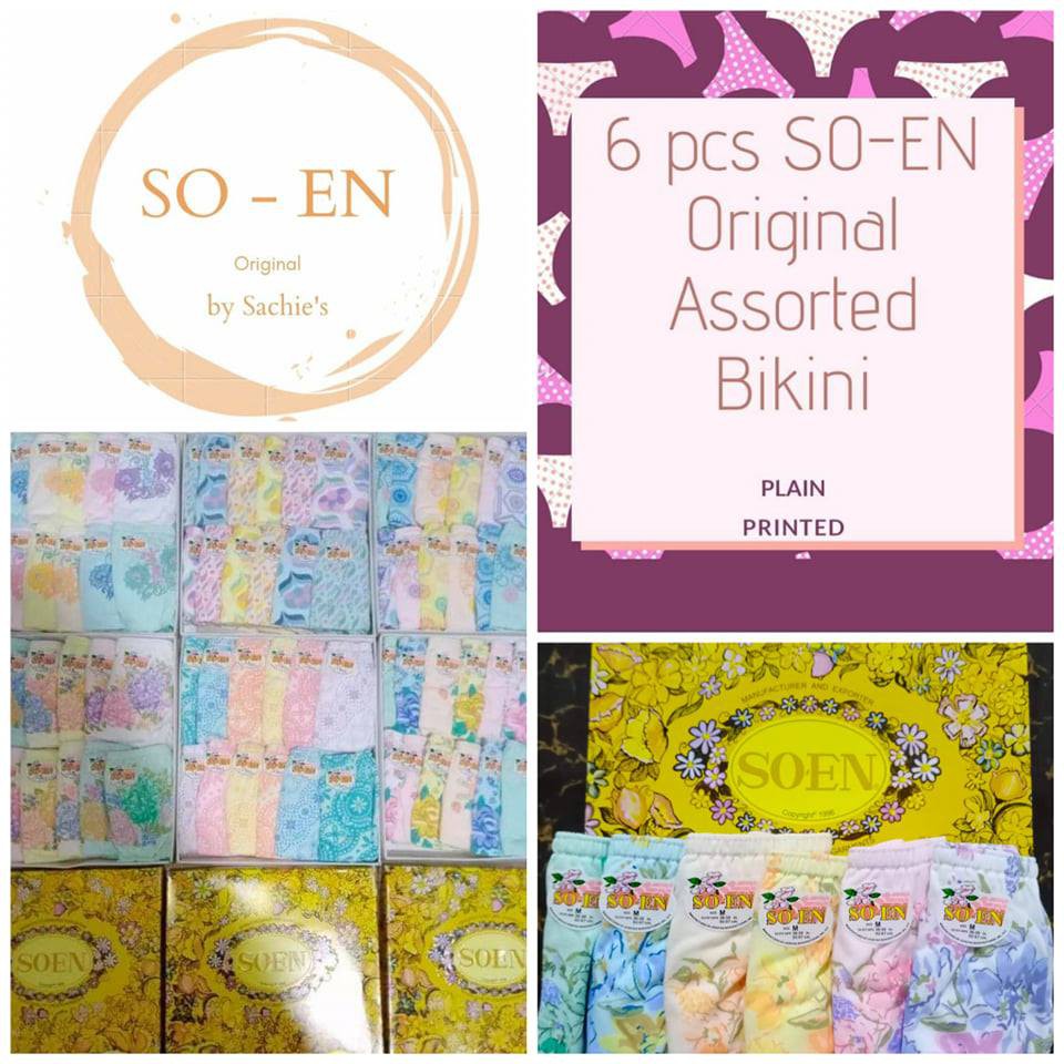 BCI Original SOEN Panty Trendy Bikini Panty Shopee Philippines