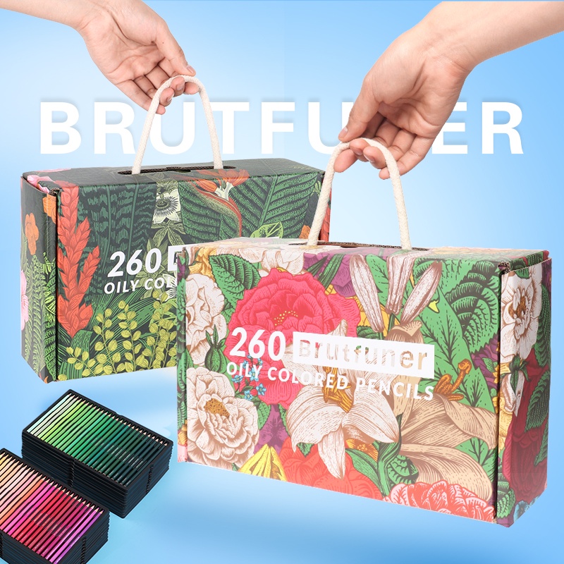 Brutfuner 260 520 Colors Professional Oil Color Pencils Set Sketch