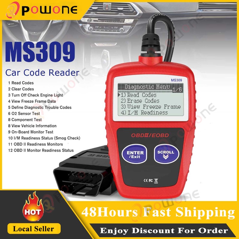 Ms Can Bus Obd Code Reader Obd Obd Ii Car Diagnostic Tool Ms