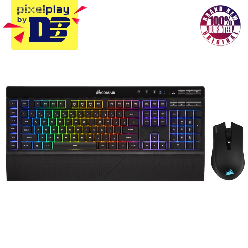 Corsair Wireless Gaming Bundle K57 Rgb Keyboard Harpoon Rgb Gaming