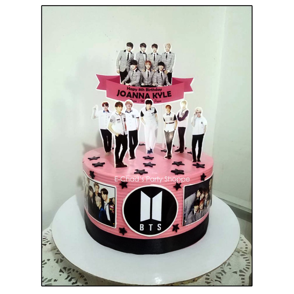 BTS GROUP Cake Topper Shopee Philippines