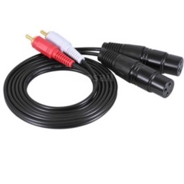 Dual Female Xlr To Rca Cable Heavy Duty Xlr Female To Rca Male Hifi