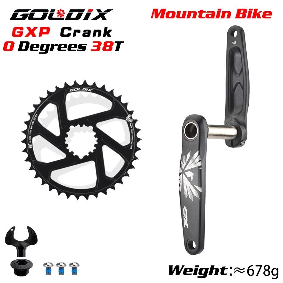 GOLDIX GX Bicycle Crankset GXP MTB Bike Crank Chainring Bike 170mm