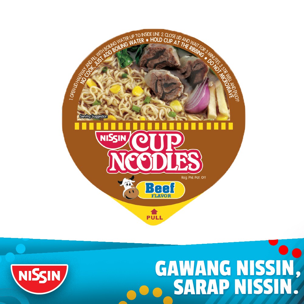 Nissin Cup Noodles Mini Beef G Shopee Philippines