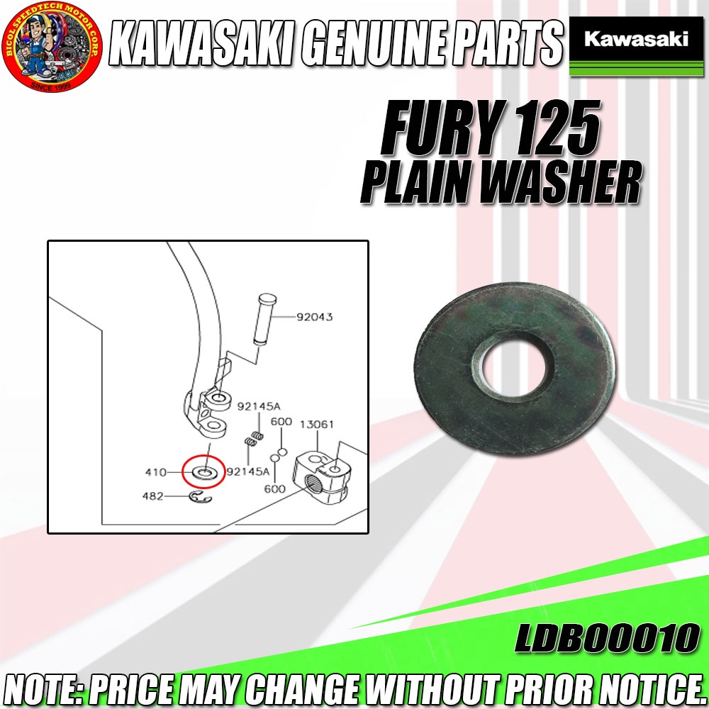 Fury Plain Washer Kmc Genuine Ldb Shopee Philippines