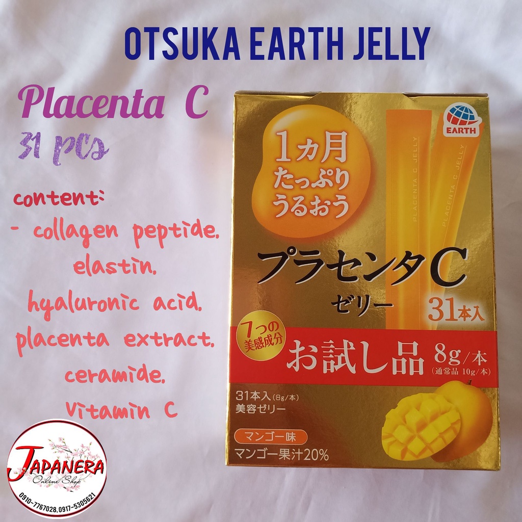 Otsuka Earth Collagen Placenta Jelly Sticks Shopee Philippines