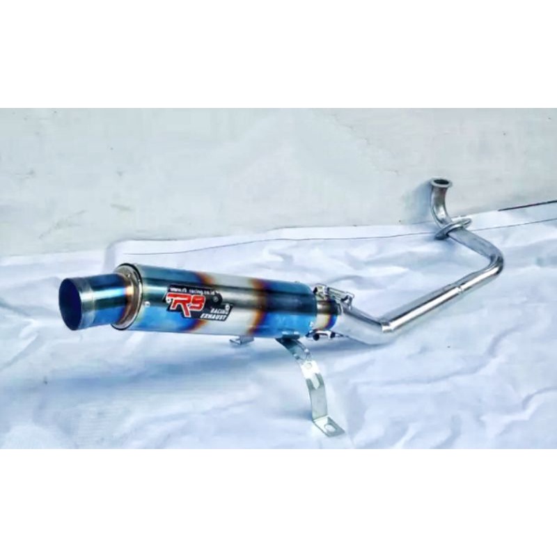 Racing Exhaust R9 Matic Beat Mirrorless Click Spin Mio Genio Shopee