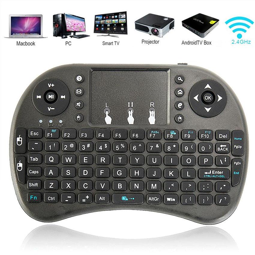 Mini I8 2 4GHz Mini Wireless Keyboard With Touch Pad Mouse LED Back