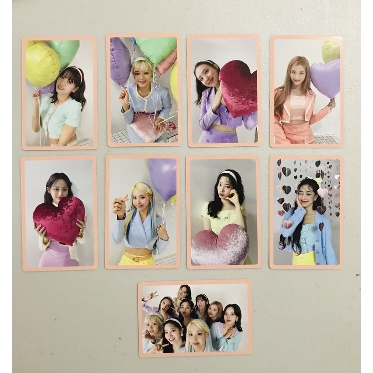 TWICE FORMULA OF LOVE OFFICIAL POB PHOTOCARDS FULL OF LOVE Shopee