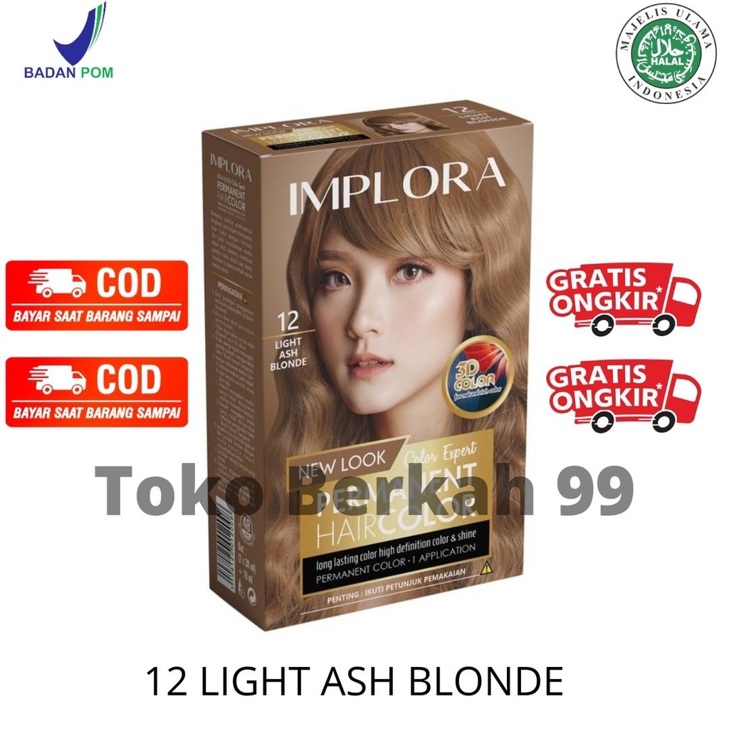 Implora New Look Permanent Hair Color Light Ash Blonde Hair Semi