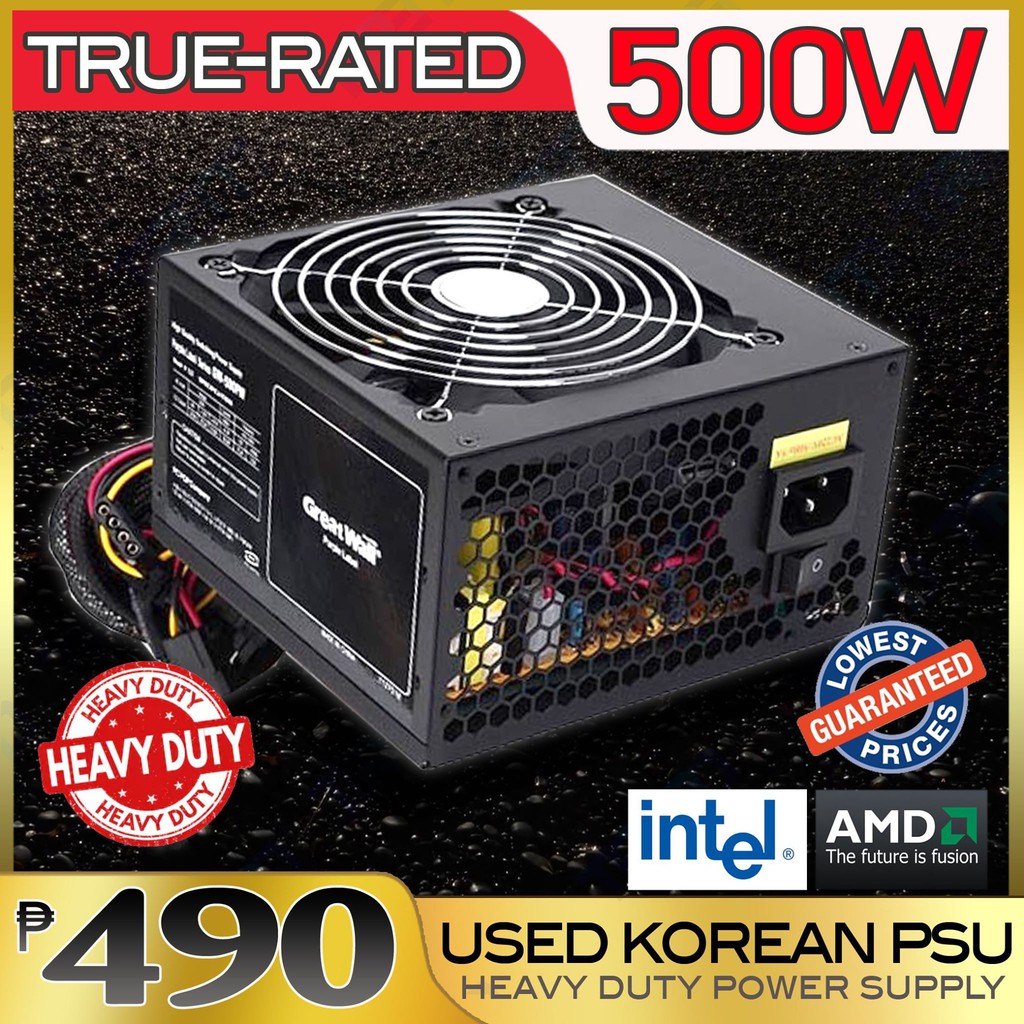 Korean True Rated W Desktop Power Supply With Pins Psu Mixed