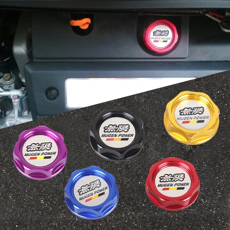 Mugen Power Performance Oil Cap Oil Fuel Filter Racing Engine Tank Cap