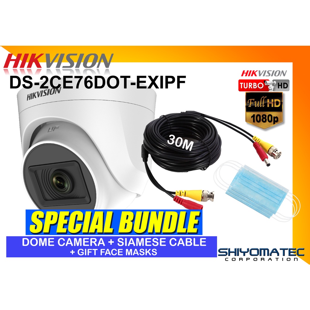 Hikvision Turbo Hd Mp P Dome Camera Ds Ce D T Ipf Ds Ce D T