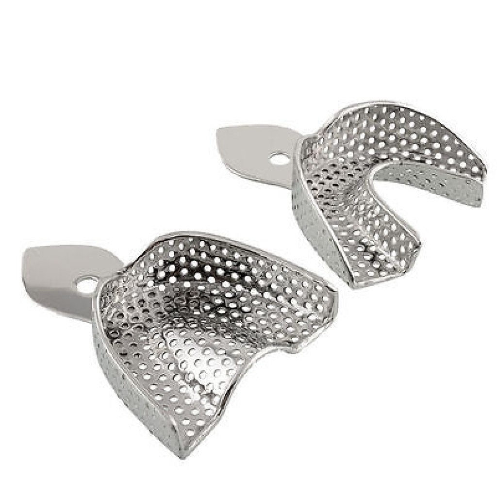 Impression Trays Stainless Steel Perforated Upper Lower Autoclavable