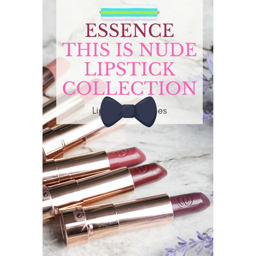 Essence Cosmetics THIS IS NUDE Lipstick Shopee Philippines