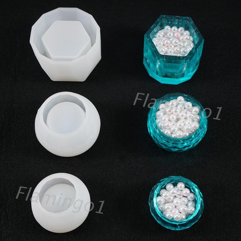 Flgo Pcs Set Crystal Epoxy Resin Mold Round Bowl Hexagon Cup Dishes