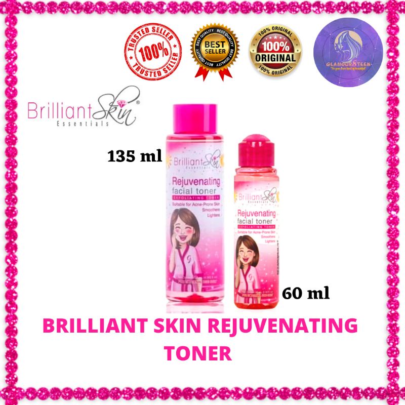 BRILLIANT SKIN REJUVENATING FACIAL TONER 135mL And 60mL ORIGINAL