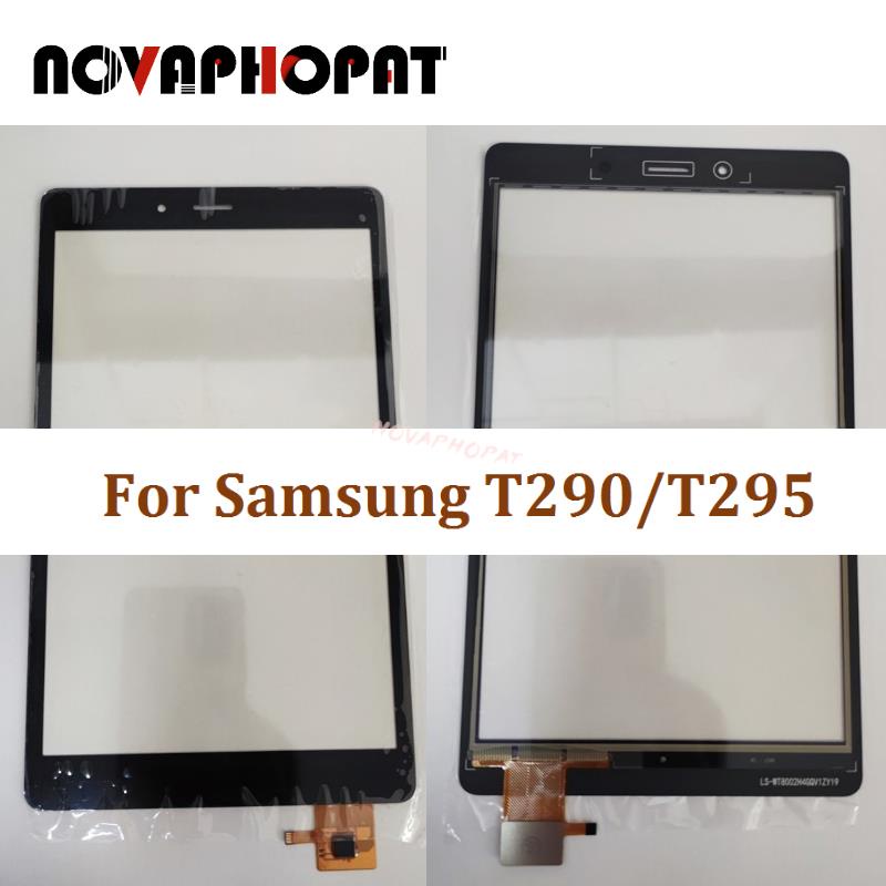 Novaphopat Black White Front LCD Display Sensor Glass Panel Digitizer