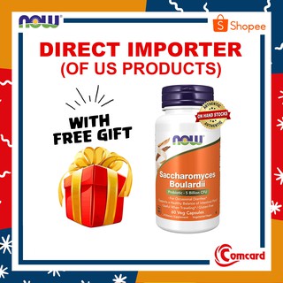 Now Foods Saccharomyces Boulardii Veg Capsules Cpm Shopee