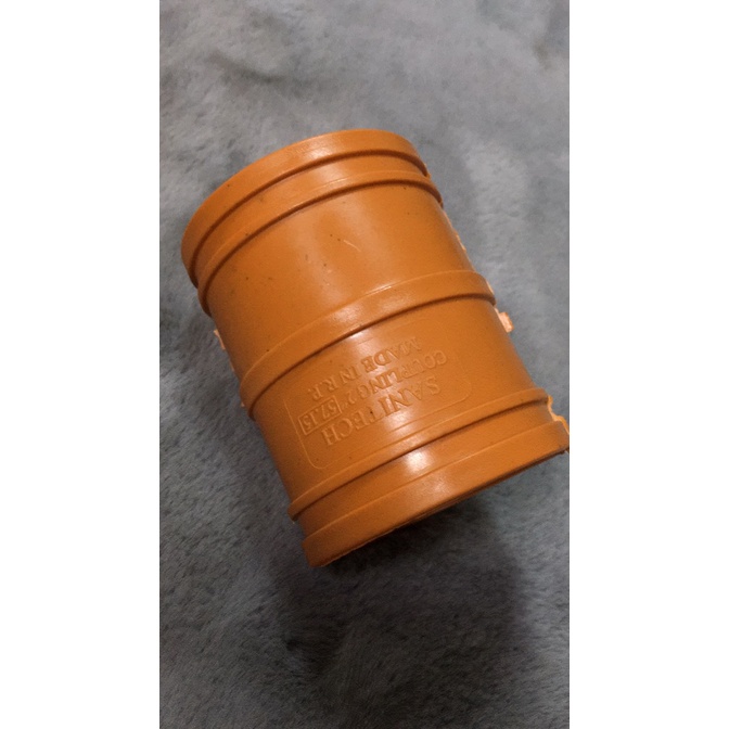 Pvc Orange Sanitary Fittings 2inch Elbow Tee Coupling Wye Cleatout