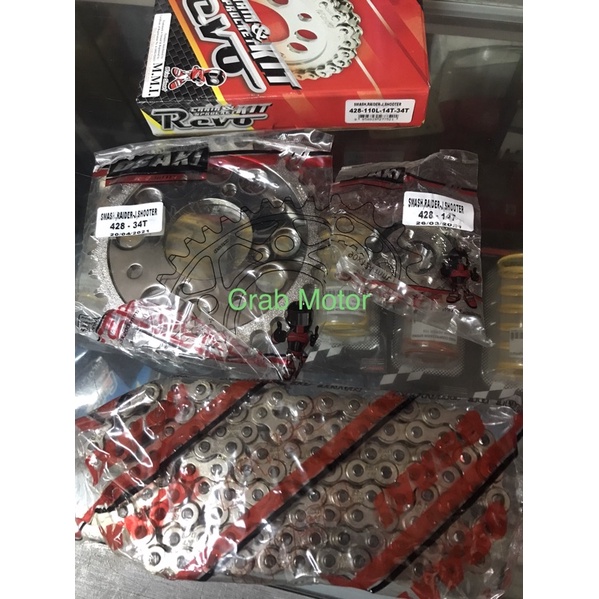 Osaki Revo Sprocket Set Raider J Carb Raider J Fi Smash Shogun