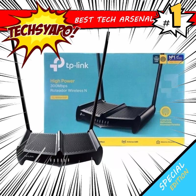 Tp Link Tl Wr Hp Mbps High Power Wireless N Router Shopee