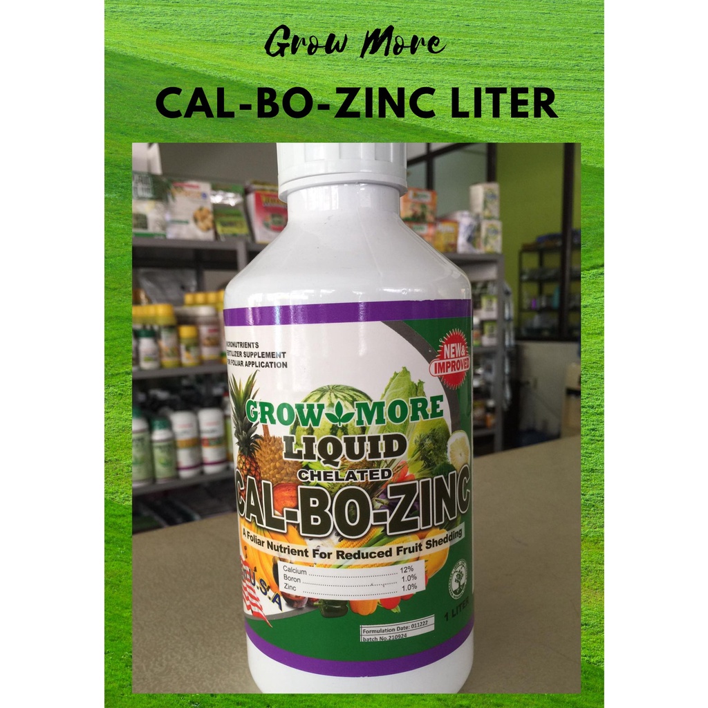 Sagrex LIQUID CAL BO ZINC Grow More Liter Shopee Philippines