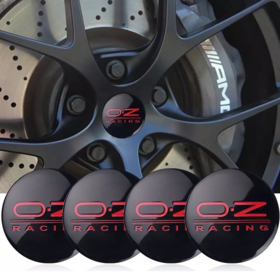 OZ Racing Logo Car Wheel Center Hub Cap Sticker Emblem 04 Pcs 56mm