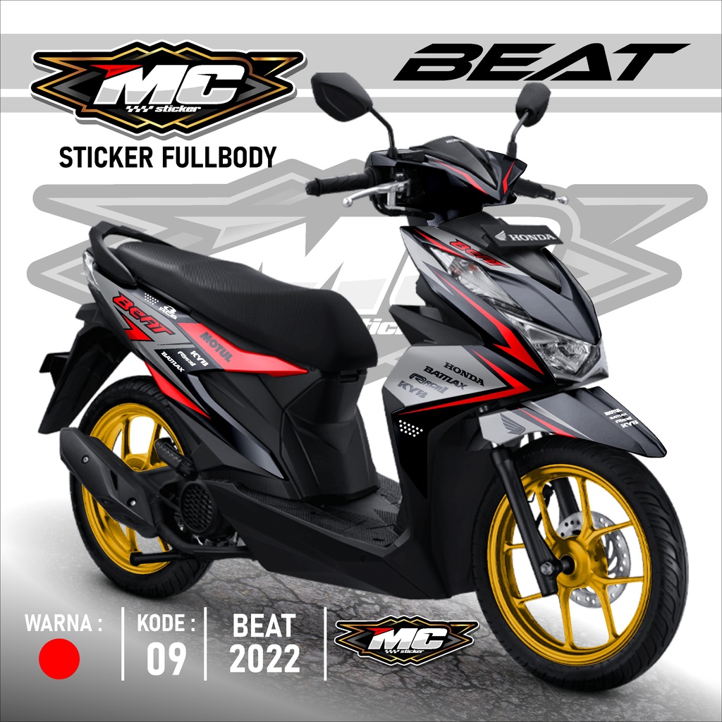 Mc Cutting Sticker Decal Beat Deluxe Beat Street Full Body