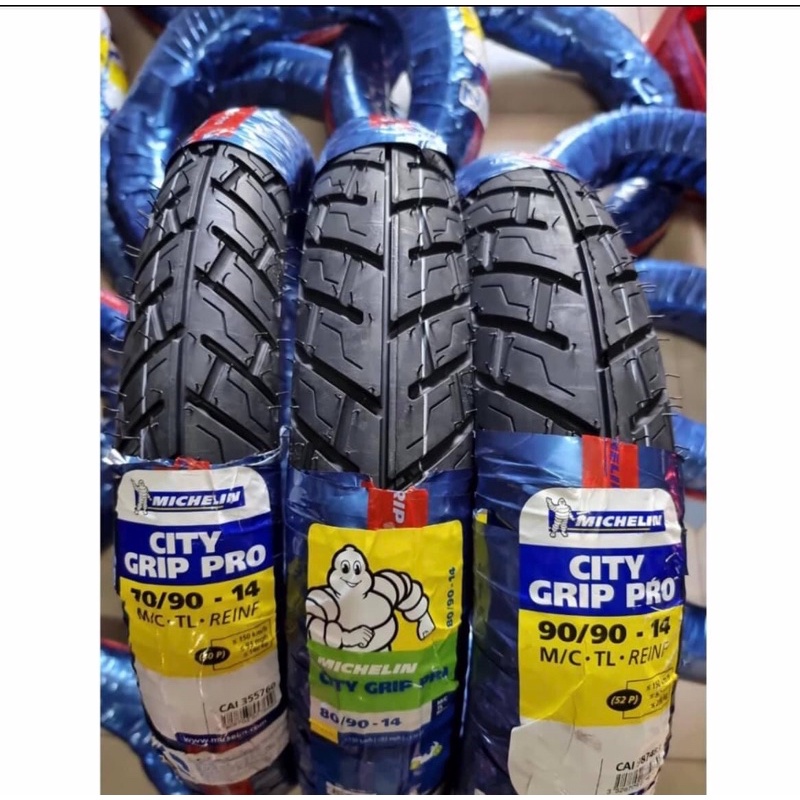 MICHELIN CITY GRIP PRO SIZE 12s 13s 14s 17s MOTORCYCLE TIRE TUBELESS