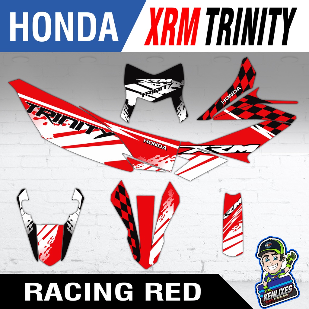 Honda Xrm Trinity Full Body Decals Sticker Kenlixes Shopee