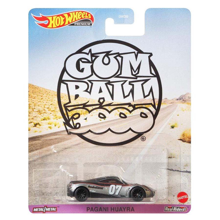 Hot Wheels Pagani Huayra Gumball 3000 Retro Entertainment Premium Model