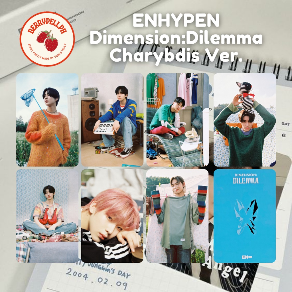 Enhypen Dimension Dilemma Charybdis Concept Photo Unofficial Photocards