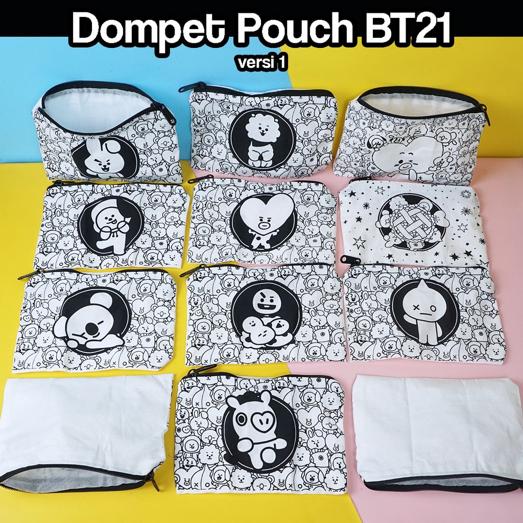 Wallet Pouch Bt Version Wallet Chimmy Cooky Tata Koya Rj Shooky