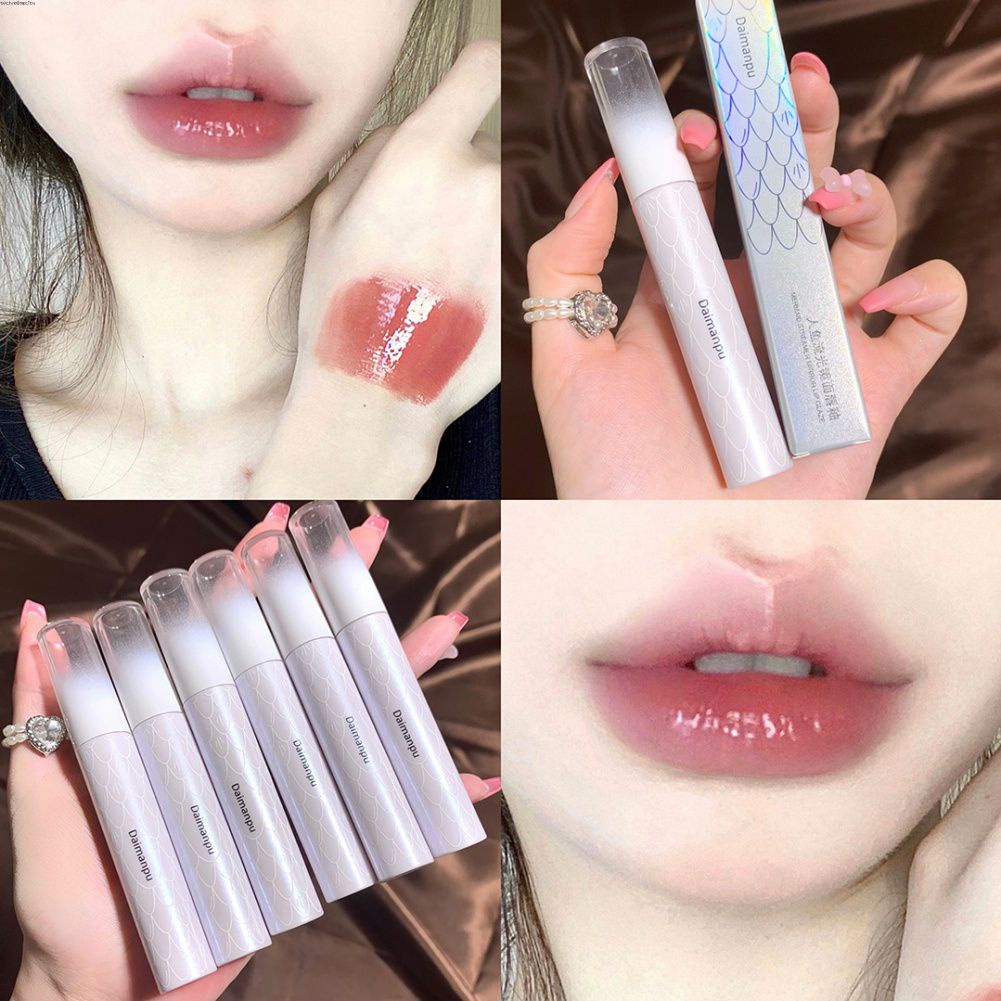 Daimanpu Liptint Mirror Lip Glaze Water Gloss Lipstick Lip Gloss Glossy