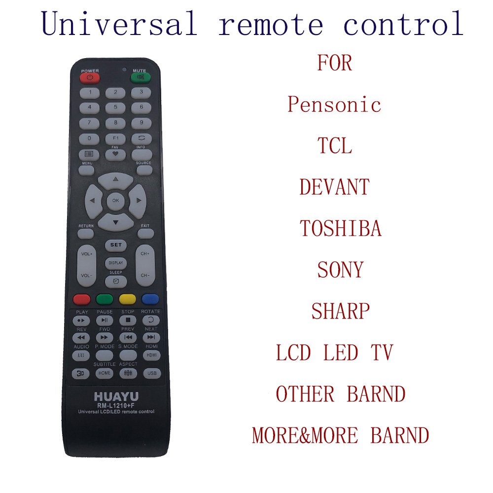 Universal Led Tv Remote For Pensonic Myview And Other Brand Rm L F