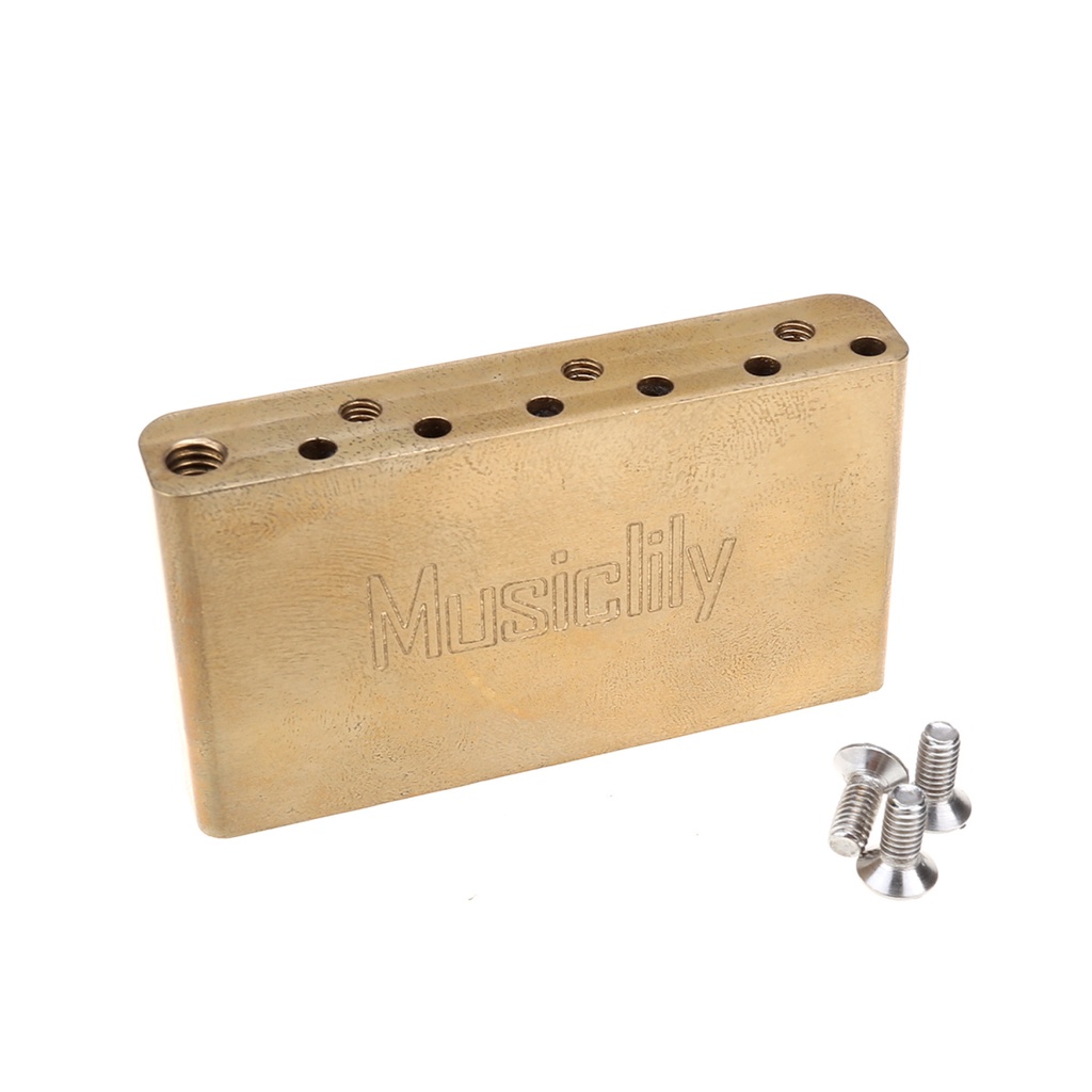 Musiclily Ultra Mm Full Brass Mm Tremolo Block For Indonesia Made