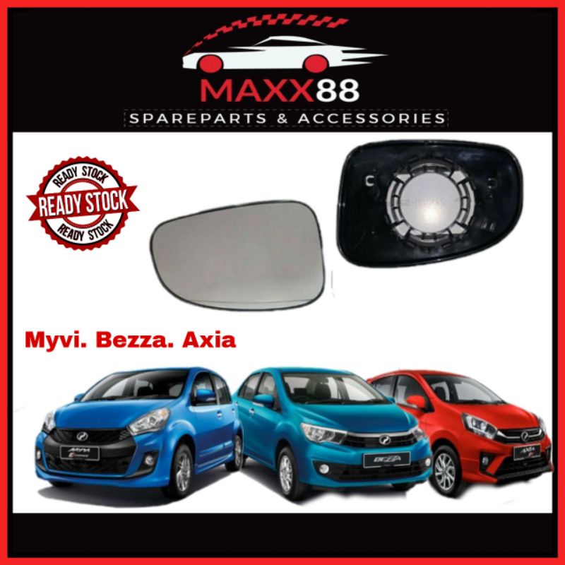 Perodua Myvi Year Bezza Axia Side Mirror Lens Cermin Sisi