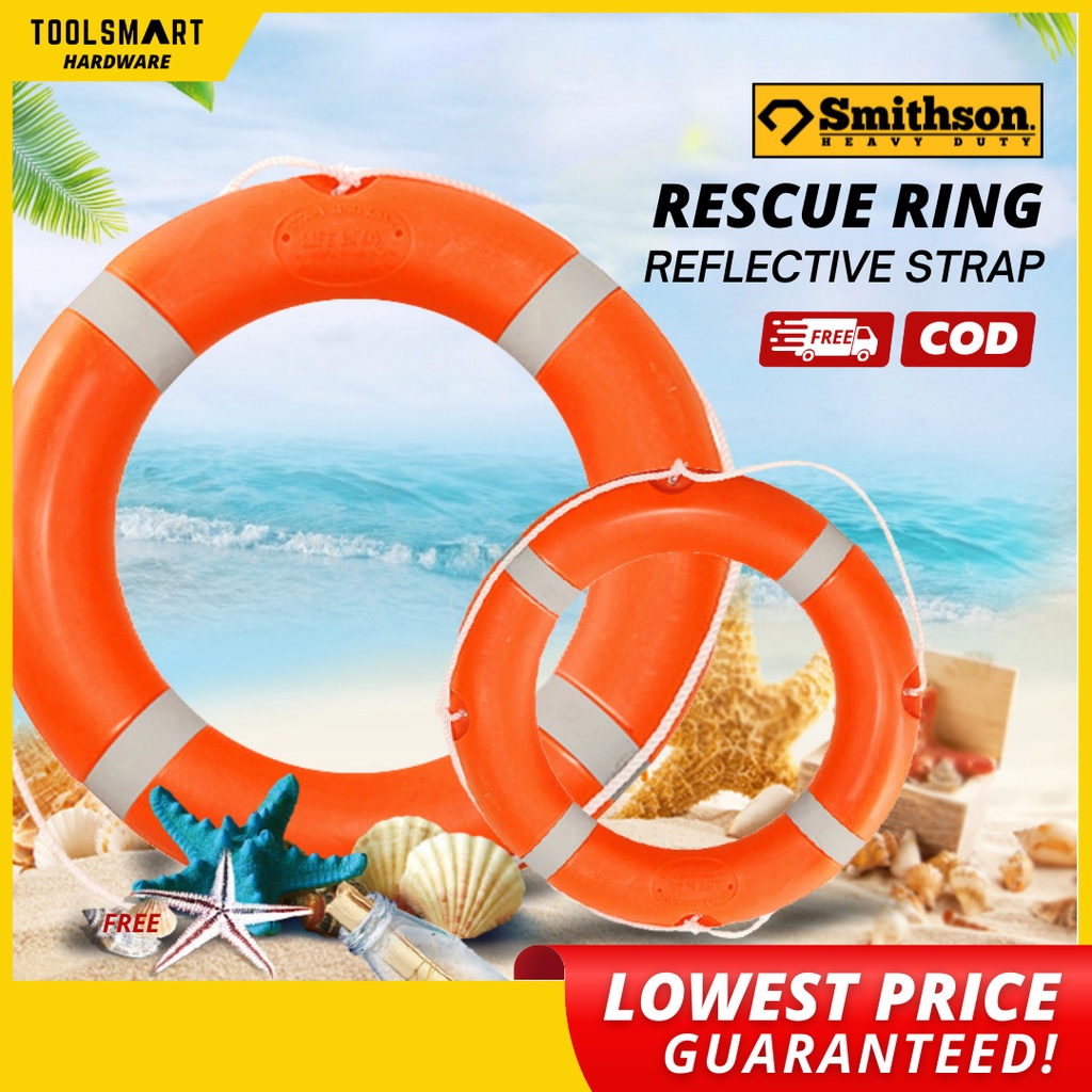 Smithson Heavy Duty Fiber Ring Emergency Rescue Marine Life Guard Ring