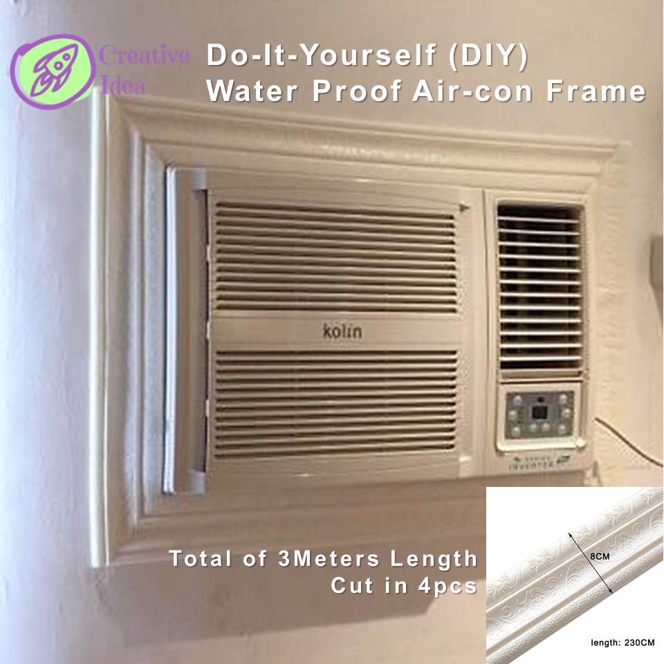 Air Con Frame DIY Water Proof Frame With Adhesive Total Of Length Of 3