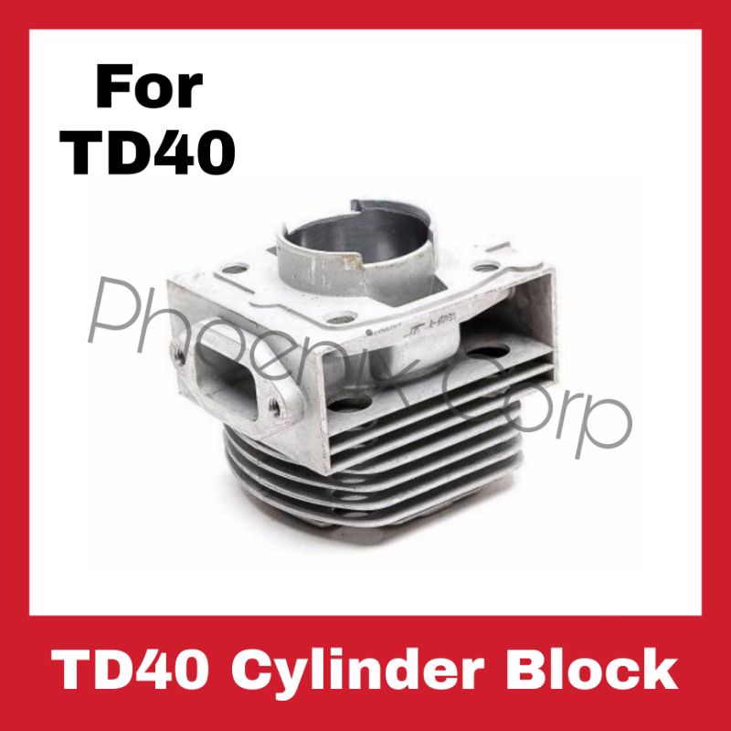 Cylinder Block Head ONLY For Kawasaki TD40 Grass Cutter Spare