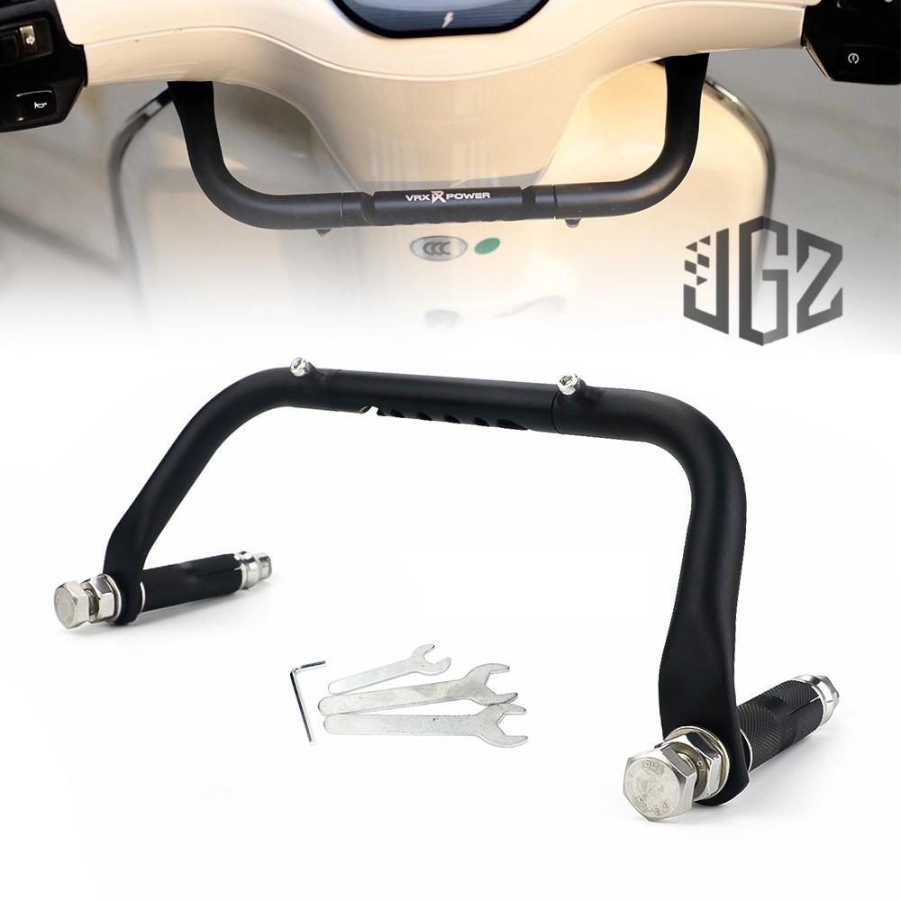 Chrome For Vespa Motorcycle Crossbar Balance Navigation Bracket Armrest