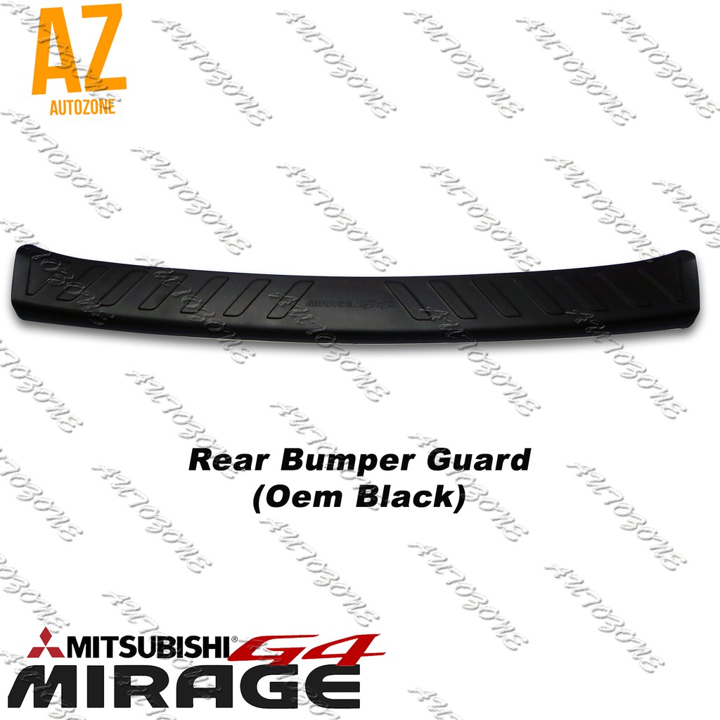 Mitsubishi Mirage G4 2013 2017 Rear Bumper Guard OEM BLACK EMBOSSED