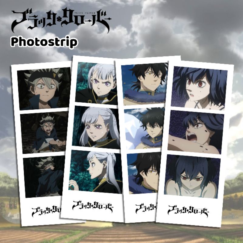 Photostrip Anime Black Clover Asta Yuno Noelle Silva Luck Voltia Yami