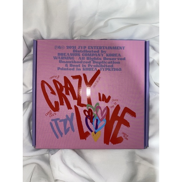 Itzy Official St Album Crazy In Love Unsealed Shopee Philippines