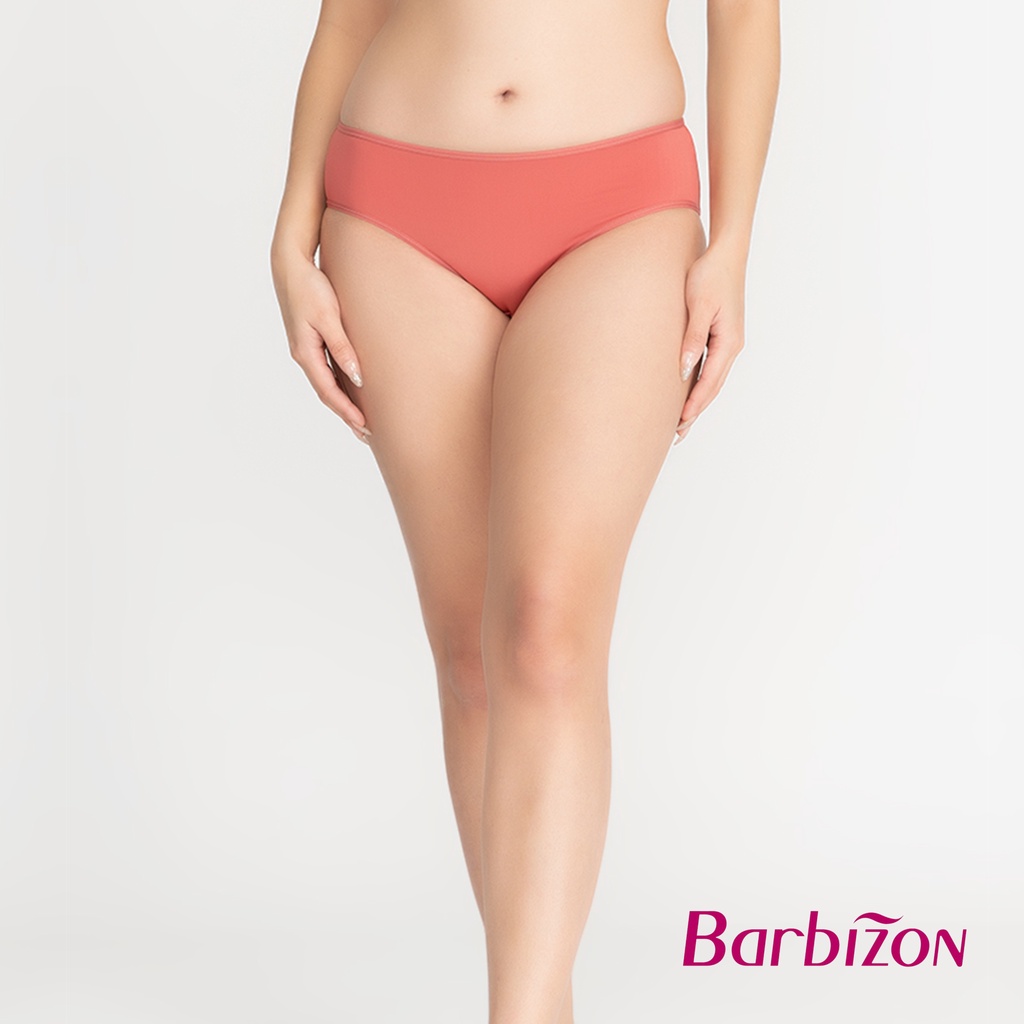 Barbizon Color Your Life Pink Mid Waist Bikini Panty With Lining Women