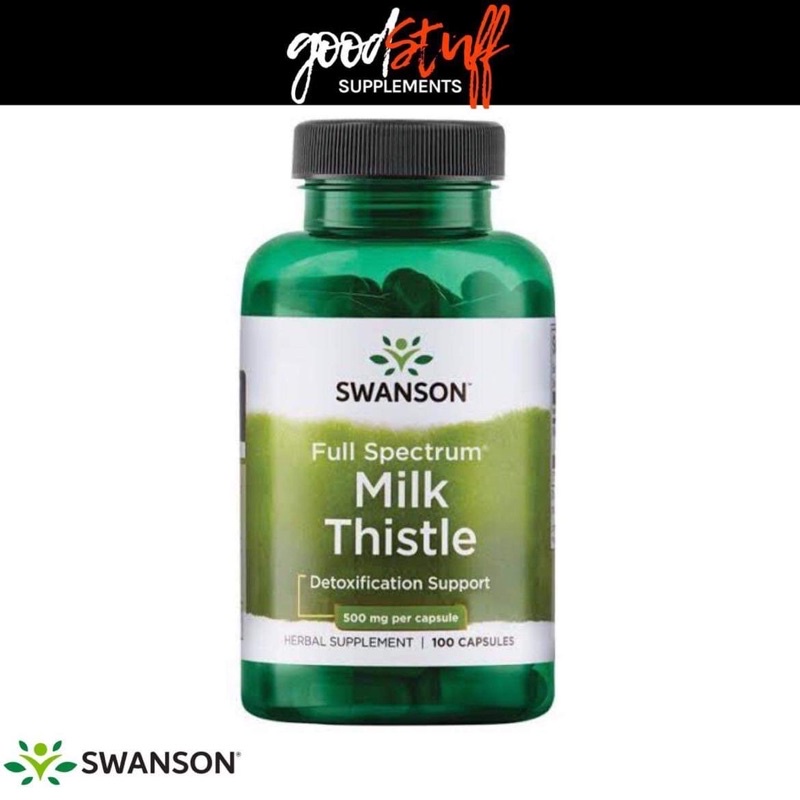 Swanson Full Spectrum Milk Thistle 500 Mg 100 Capsules Shopee Philippines