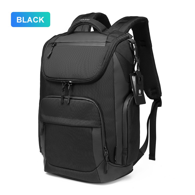 OZUKO Men Large Capacity Waterproof Laptop Backpack Business Travel Bag